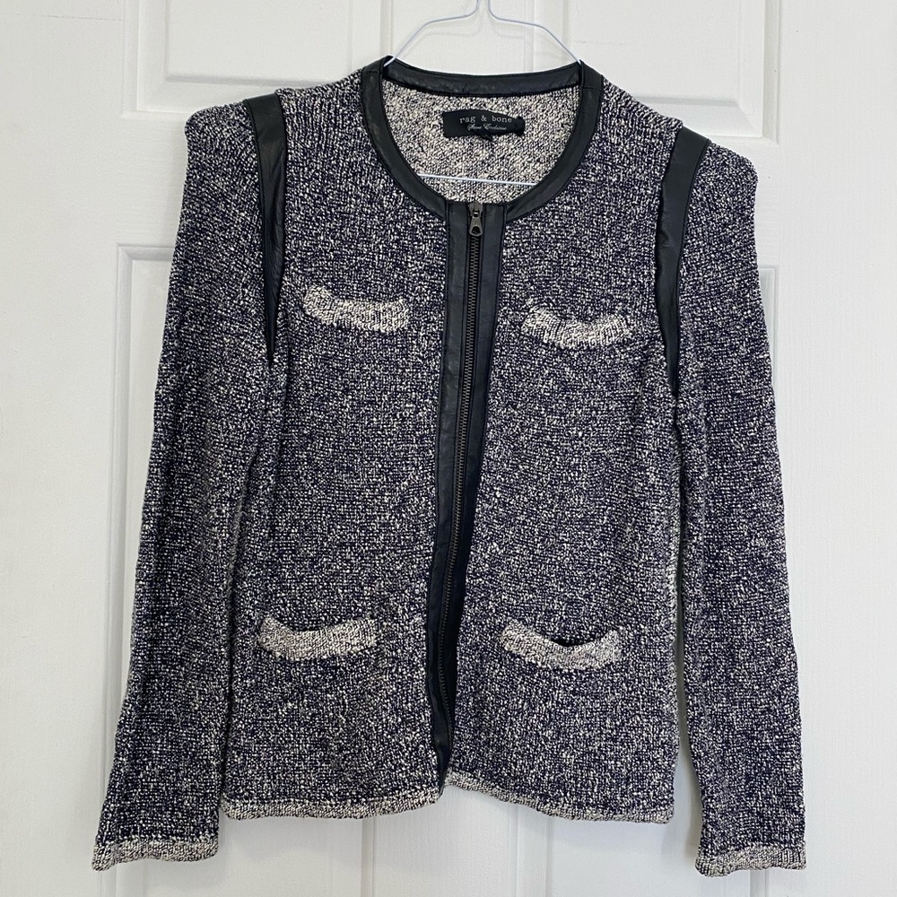 RAG & BONE tweed evening jacket